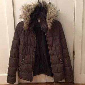 H&M Faux Fur Winter Coat